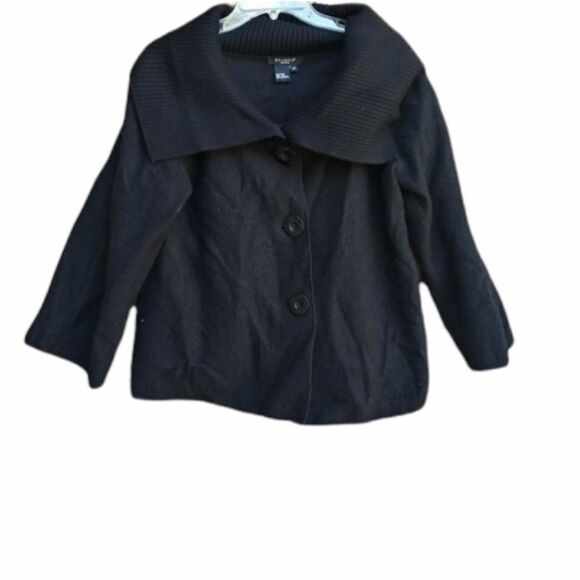 Sandro 100% wool black jacket size medium - Picture 1 of 5